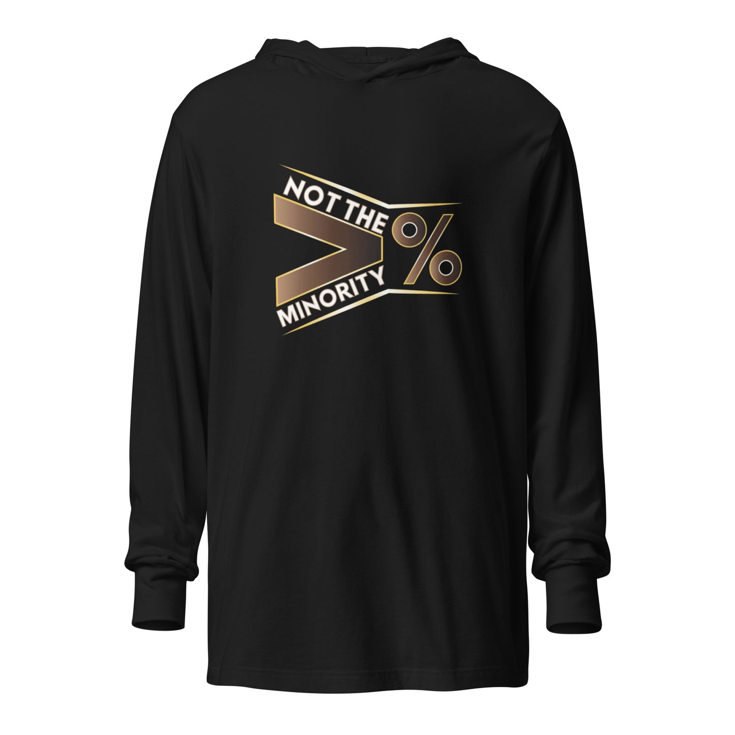 Greater Than Hooded Long Sleeve Tee